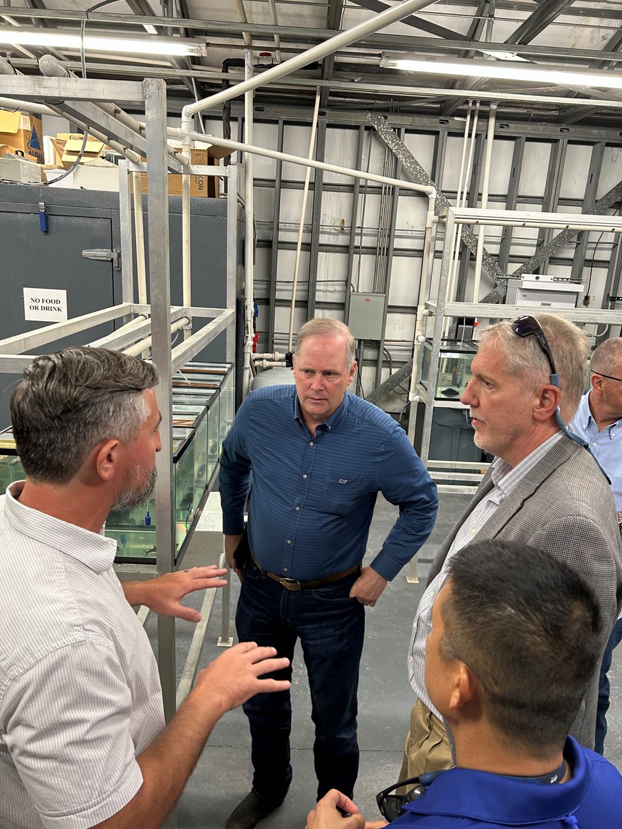 Chris Moran (@chrismoranifas) on Twitter photo Future of FL aquaculture is unfolding at <a href="/UF_IFAS_TAL/">UF/IFAS TAL</a> Director Matt DiMaggio gave <a href="/FDACS/">Florida Dept. of Agriculture & Consumer Services</a> Commissioner <a href="/WiltonSimpson/">Wilton Simpson</a> and <a href="/IFAS_VP/">Dr. Scott Angle</a> a tour and look at that future. Ornamentals, food fish, restoration, baitfish all areas for growth. So many opportunities! <a href="/UF_IFAS/">UF IFAS Solutions</a> <a href="/SFFGS_UF/">UF School Forest, Fisheries, & Geomatics Sciences</a> Future of FL aquaculture is unfolding at <a href="/UF_IFAS_TAL/">UF/IFAS TAL</a> Director Matt DiMaggio gave <a href="/FDACS/">Florida Dept. of Agriculture & Consumer Services</a> Commissioner <a href="/WiltonSimpson/">Wilton Simpson</a> and <a href="/IFAS_VP/">Dr. Scott Angle</a> a tour and look at that future. Ornamentals, food fish, restoration, baitfish all areas for growth. So many opportunities! <a href="/UF_IFAS/">UF IFAS Solutions</a> <a href="/SFFGS_UF/">UF School Forest, Fisheries, & Geomatics Sciences</a>