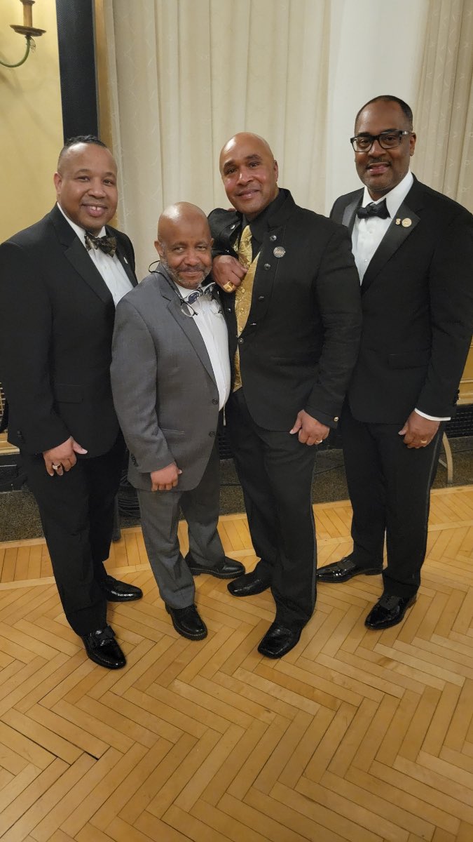 UnlockAstrology's tweet image. Today’s my #Alphaversary, marking 37 years in #AlphaPhiAlpha! #Ajwalu is our line name. A line brother passed away (James B. Carter) several years back and one (Hans Fleurival) couldn’t join us last week at our chapter’s 75th anniversary celebration.
