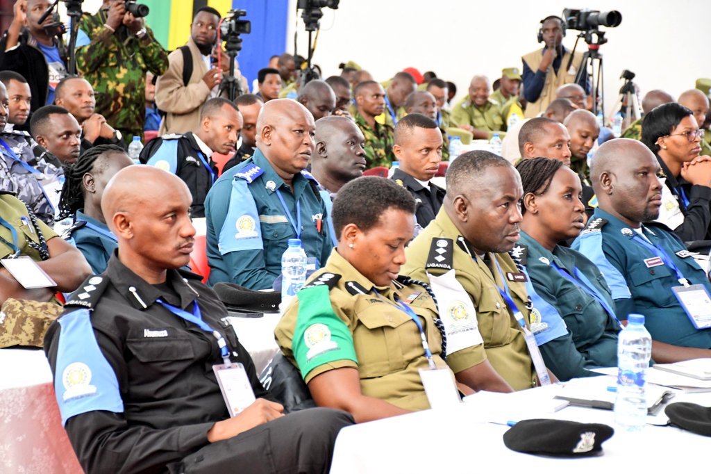 Now on: The closing ceremony for the 4th EAPCCO FIELD TRAINING EXERCISE USALAMA PAMOJA at Tanzania Police School Moshi Kilimanjaro. 
AIGP Abbas Byakagaba the Director Counter Terrorism-UPF is representing the Inspector General of Police.