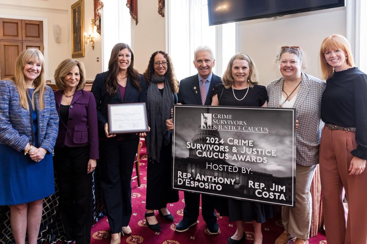 The National Mass Violence Center was honored with the United States Congressional Crime Survivors & Justice Caucus Award of Excellence yesterday on Capitol Hill. The NMVC was recognized for its outstanding services for mass violence victims, survivors, and impacted communities.