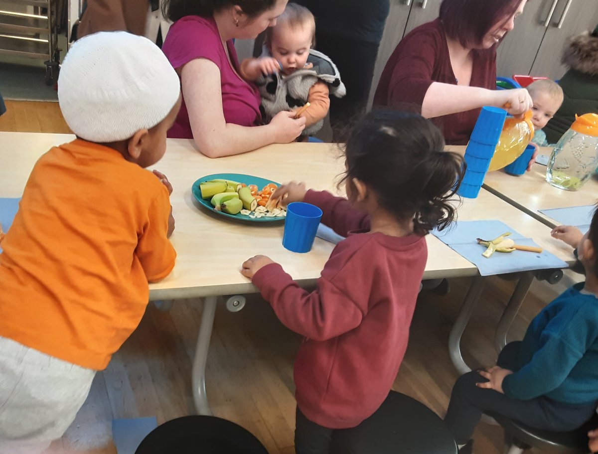 What a fun filled morning at our parent and toddler group today! It's free for anyone in the community to attend - teacher led and a lovely place to meet other people, engage pre-school children and have some refreshments #EYFS #StayandPlay