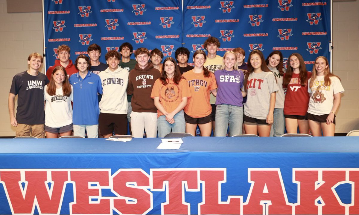 Congratulations to the 20 Chaps who signed today at our final National Letter of Intent Signing Day ceremony for the 2023-2024 season. Good luck at the next level. Once a Chap, Always a Chap. #GoChaps