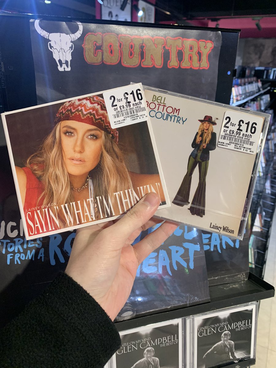 The multi-award-winning songwriter & actress @laineywilson concludes her 2 day run tonight here in Belfast live at the @UlsterHall & we’ve got limited signed art prints to hand out with any purchase of her albums! #bellbottomcountry #sayinwhatimthinkin #LaineyWilson #country