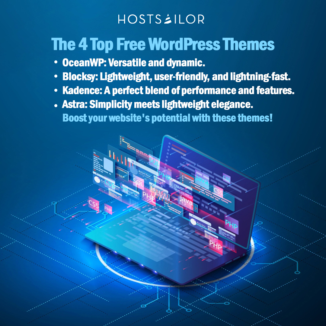 HostSailor's tweet photo. Dive into the world of website design with these exceptional free WordPress themes!

#HostSailor #webhosting #WordPress https://t.co/XvLSligwGS