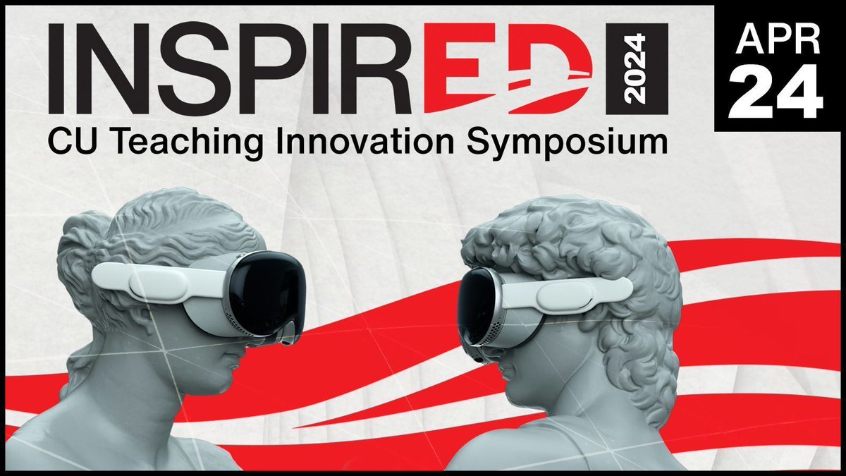 Just a week left before #CUInspirED2024 @Carleton_U's Teaching Innovation Symposium. Join us on April 24th for a captivating day of discussions and presentations exploring innovative thinking and practices in teaching and learning. Register at: buff.ly/49JTJ2F