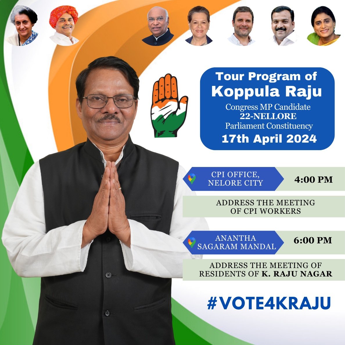 K Raju tweet media