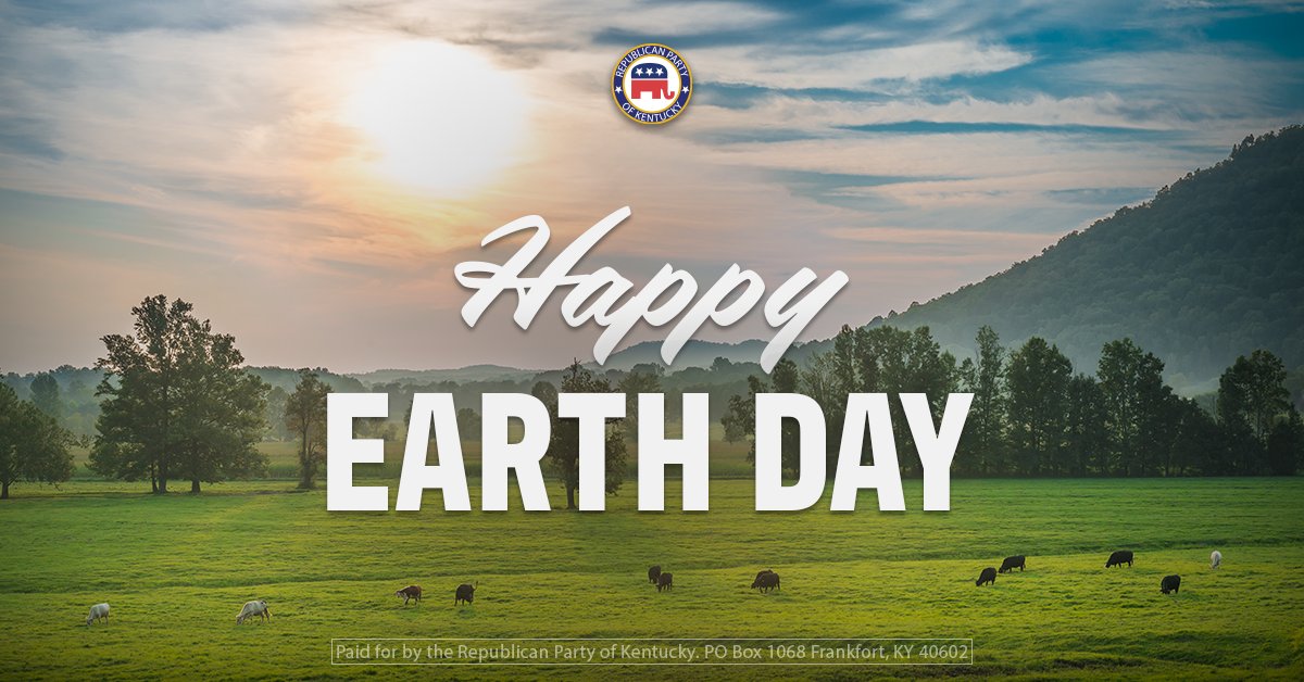 KYGOP's tweet image. Happy Earth Day, Kentucky! Let's come together to protect our beautiful state and cherish the planet we call home. 🌎