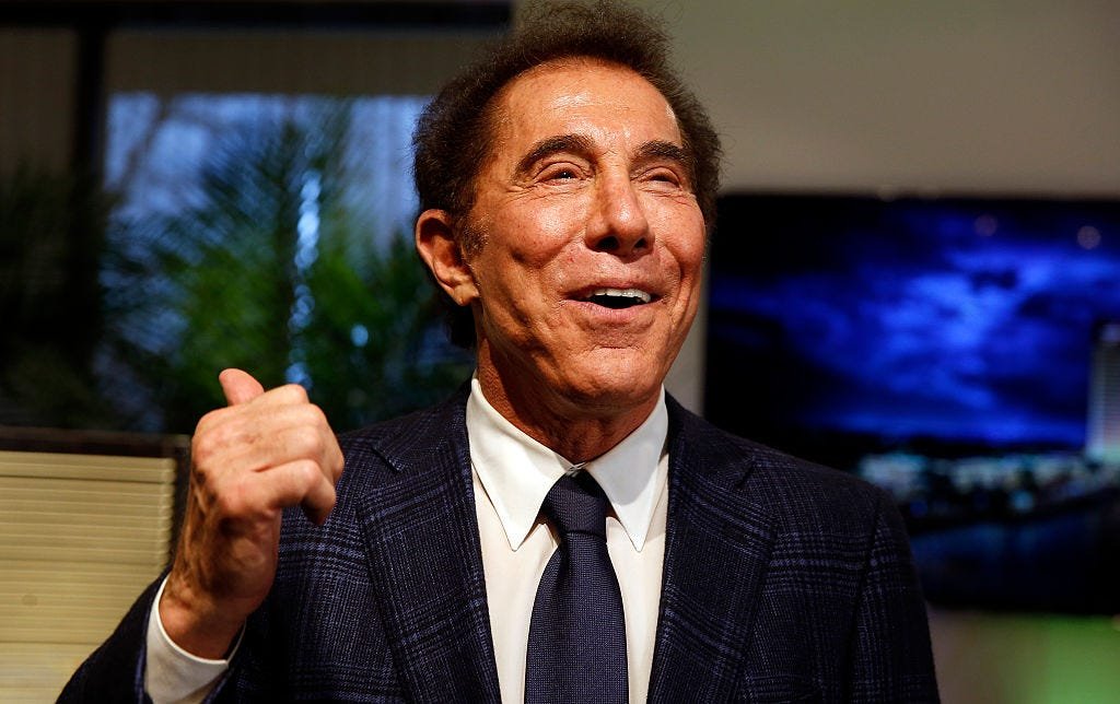 3. Steve Wynn ($806,300) ✅ Billionaire casino mogul ✅ Forced to resign following @WSJ report that, for decades, he pressured employees into performing sex acts ✅ Sued by Justice Dept in 2022 for lobbying Trump on behalf of the Chinese gov't without registering as a foreign