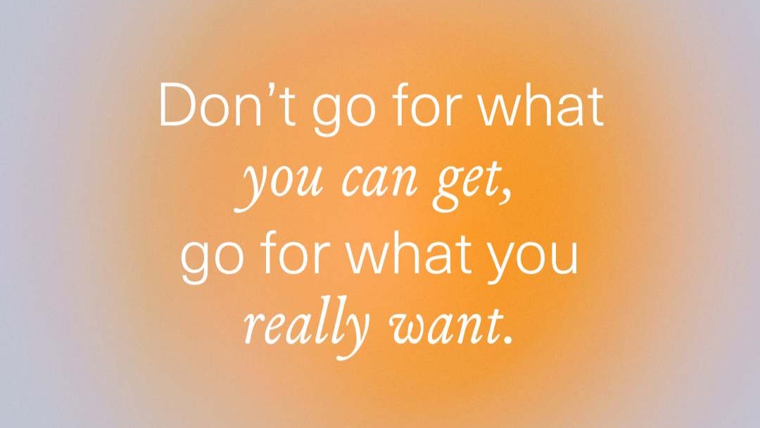 Anything that's strenuous, stressful and unsupporting of a fulfilled and happy life does not deserve our time and energy.