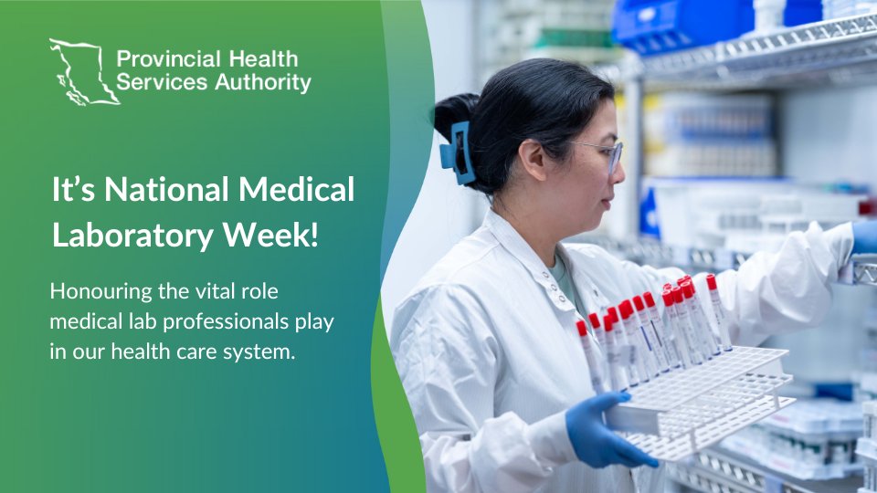 PHSAofBC's tweet photo. In January B.C. launched a self-collection test for cervical cancer screening, with more than 19,000 tests delivered in the first month. For #MedLabWeek, lets send gratitude to the #LabHeroes processing tests behind the scenes to improve health outcomes for British Columbians! https://t.co/Ker9Nz9e7o