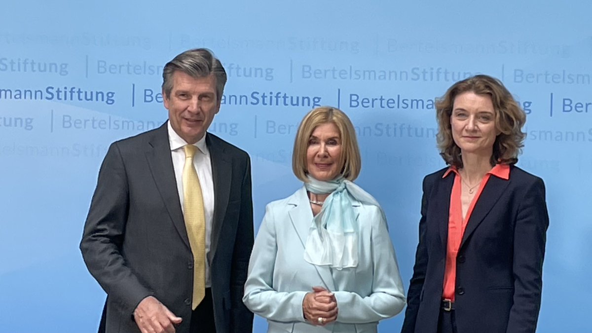 Die ⁦<a href="/BertelsmannSt/">Bertelsmann Stiftung</a>⁩
Stiftung sieht die #Demokratie in Deutschland und Europa massiv bedroht. Mit einem Themenjahr zu Stärkung der Demokratie will die Stiftung gegensteuern. #epd_dabei für <a href="/epd_west/">epd West</a> und <a href="/epd_news/">epd</a>.