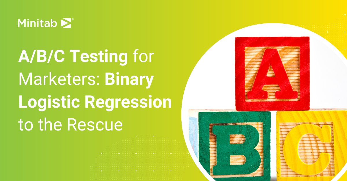 Stop letting statistics anxiety hold you back in your marketing career and take on a slightly more challenging endeavor: A/B/C Testing. 📊 Read our blog post now: 4wrd2.com/UzjGTUW #Minitab #Marketing #Regression