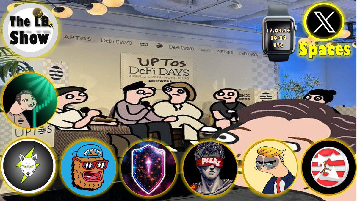 LB (@thelbshow_) on Twitter photo 🎙️We hit the mic later for The LB Show @ 20:00 UTC! 💥
Our headliner <a href="/uptos_/">UPTOS</a> will get us under way & we’re welcoming <a href="/LandWolf_Base/">Landwolf - $WOLF on Base</a> onto the lineup to join <a href="/VoltInuOfficial/">Volt Inu ⚡️</a> <a href="/ChatterShield/">Chatter Shield</a> <a href="/PlebzErc/">PLEBZ ($PLEB)</a> <a href="/trempcatsol/">Trempcat - Solana</a> & <a href="/ZIPTOS/">ZIPTOS- The original bot suite for #APTOS 🌐</a> 🔥
Got some great guest speakers joining as we get 🎙️We hit the mic later for The LB Show @ 20:00 UTC! 💥
Our headliner <a href="/uptos_/">UPTOS</a> will get us under way & we’re welcoming <a href="/LandWolf_Base/">Landwolf - $WOLF on Base</a> onto the lineup to join <a href="/VoltInuOfficial/">Volt Inu ⚡️</a> <a href="/ChatterShield/">Chatter Shield</a> <a href="/PlebzErc/">PLEBZ ($PLEB)</a> <a href="/trempcatsol/">Trempcat - Solana</a> & <a href="/ZIPTOS/">ZIPTOS- The original bot suite for #APTOS 🌐</a> 🔥
Got some great guest speakers joining as we get