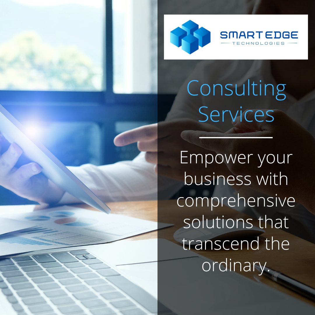 At Smart Edge Technologies, we're not just about providing cutting-edge retail technologies. We're committed to empowering businesses with comprehensive solutions that transcend the ordinary.  

#SMARTEDGE #INNOVATION #RETAILTECHNOLOGY #SUPPLYCHAIN #LOGISTICS #ITCONSULTING