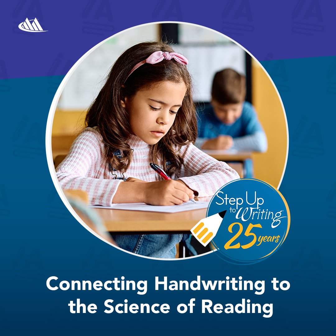 Students can connect sounds to print as soon as they begin learning phonemic awareness. To see how, read our white paper, Connecting Handwriting to the Science of Reading. bit.ly/3PZtcXD #StepUpToWriting #StepUpToWriting25 #ScienceOfReading #WritingInstruction