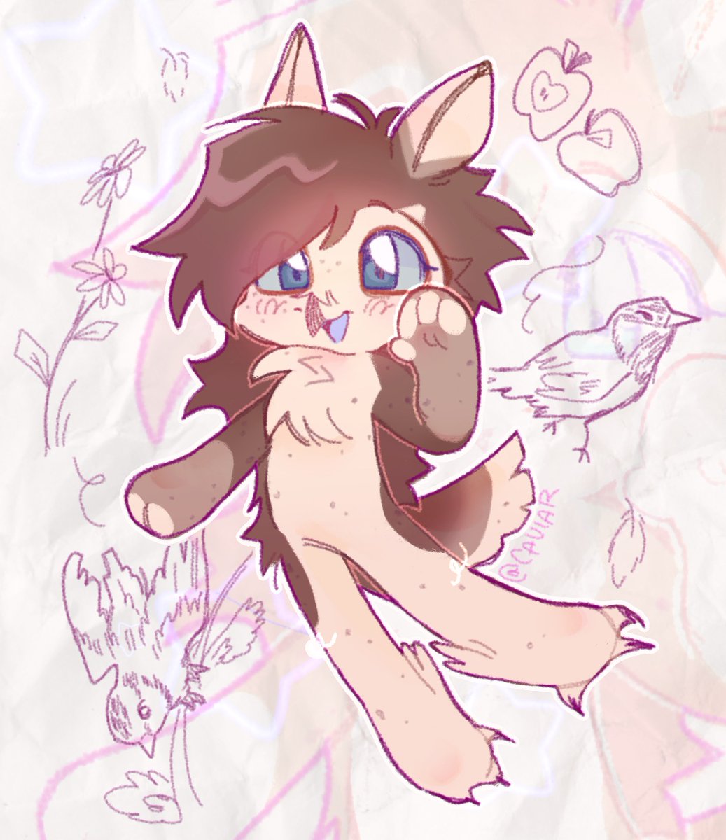 DUNB4T's tweet photo. i think everyone should look at this adorable Jera i got from @caviarr39 !! 🦉🍎 https://t.co/KBRzA3j3Ia