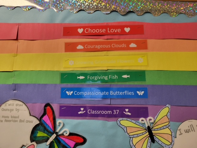 This bulletin board designed by a classroom at Spaulding Academy and Family Services in Northfield, NH brightens everyone's day! Share with us how you are Choosing Love in your school, home and community.
info@jesselewischooselove.org

ow.ly/BGfj50QGCQy