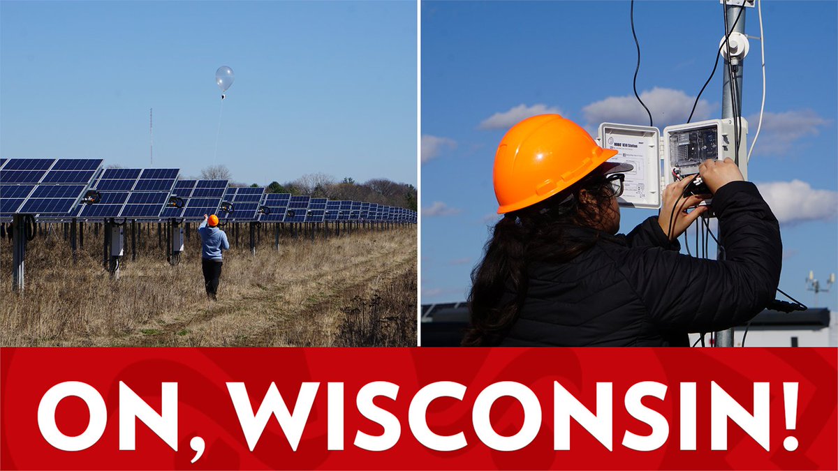 It’s #DayoftheBadger, round 2! Your support ensures we can continue to provide world-class instruction to students, such as purchasing field equipment for hands-on courses like AOS 404: Meteorological Measurements. Give today before 5 pm CDT: go.wisc.edu/ihny30.