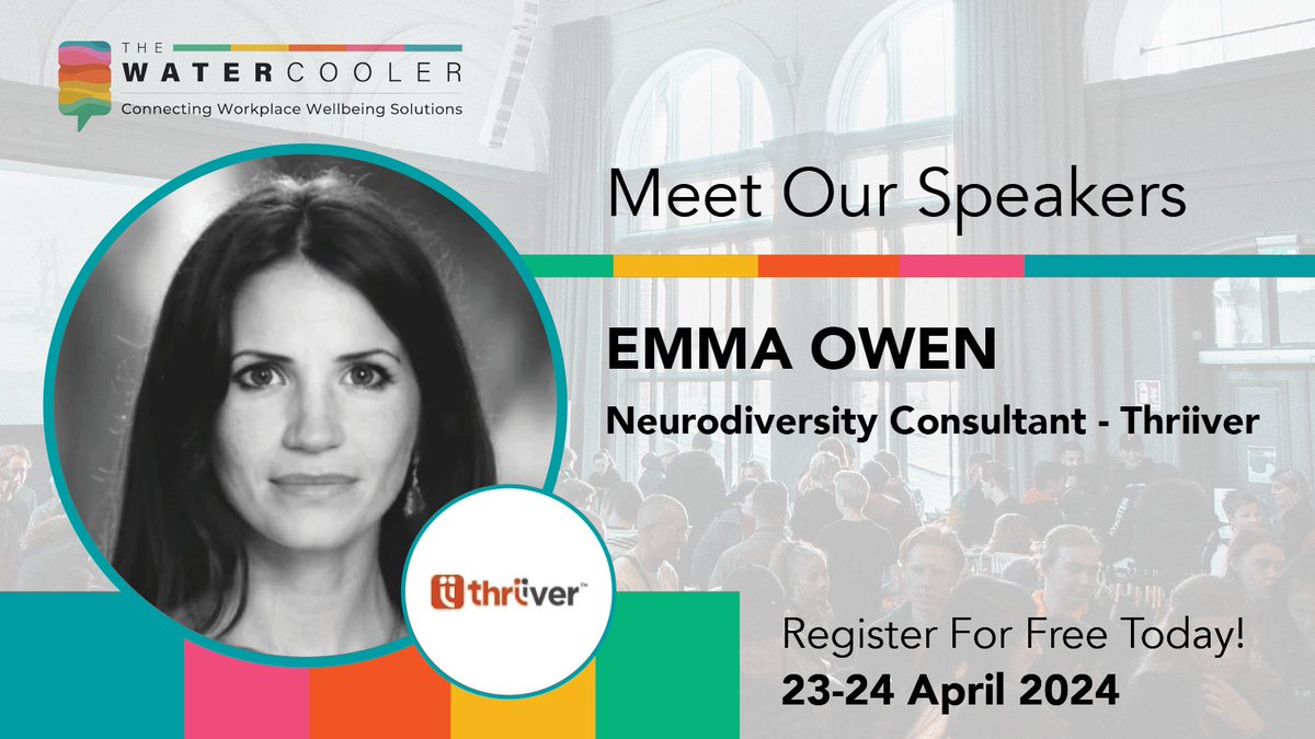 Dive into neurodiversity insights with Emma Owen at the Watercooler! 🧠 As a Neurodiversity Consultant at Thriiver, Emma brings expertise in DEIB strategies & inclusion practices. Secure your spot now! watercoolerevent.com #Neurodiversity #Inclusion #Thriiver