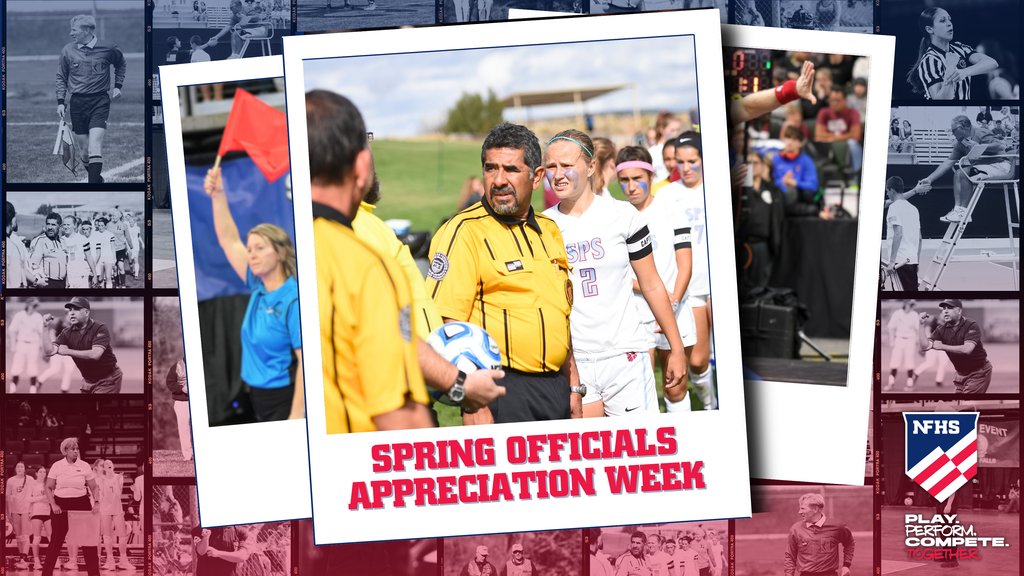 We ❤️ our spring sports officials!

Let's hear it for the men and women who bring their A-game every week and make HS sports happen for all of us.

Spread the love- tag the sports official in your life in the comments below! #NFHS #PlayPerformCompeteTogether #BecomeAnPOfficial