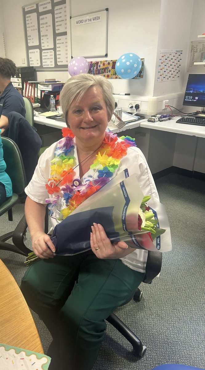 Today we say Goodbye to Donna! 

Donna has worked within the NHS for 20 + years and within ELHT for 8 years within a variety of teams! 
Thank you for all your hard work, you will be greatly missed! 
⭐️