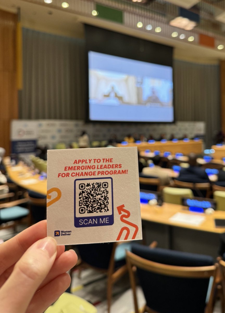 📣 Attention ECOSOC #Youth2030 Forum delegates: It’s time for a scavenger hunt! Post on Instagram Stories and tag @WomenDeliver if you see our Emerging Leaders Program cards around the @UN 🇺🇳