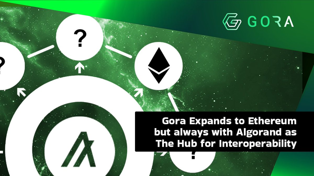 Gora's expansion to the #Ethereum blockchain has been making waves lately. But did you know that #Algorand will be our 'Hub'? With its low fees, the staking happens on @Algorand, and the network's state is transferred to 'spoke' blockchains via cryptographic proofs. 🧵Want to…