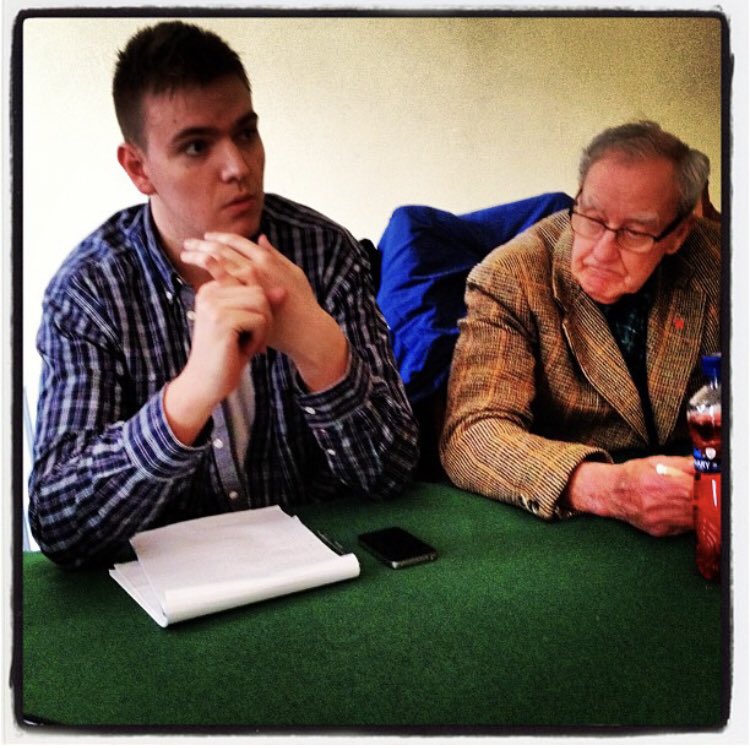 Hey @ronanburtenshaw! Look what I found. You and Sam Nolan at the @DCTU_tweets planning meeting for the 2013 #MayDay march.