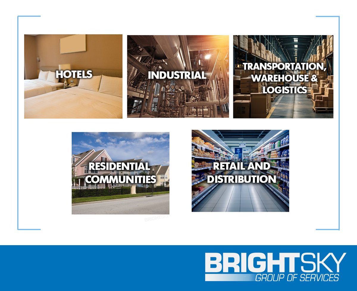 Bright Sky knows your market! Visit brightskyinc.com
#banking #financial #commercialbuildings #corporateoffices #education #healthcare #facilitymaintenance #janitorialservices #securityguardservices #staffingservices #onestopshop #BrightSkyGroupofServices