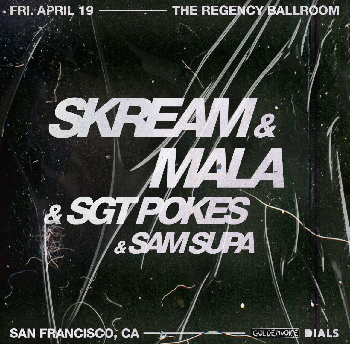 AmoebaBerkeley's tweet image. .@RegencyBallroom gets loud with @I_Skream  @mala_dmz &amp;amp; @sgtpokes &amp;amp; @SamSupa THIS FRIDAY, April 19! 

Follow us &amp;amp; Repost for a chance to win a pair of tix! Winner chosen TODAY at 2pm.

Watch those DMs!
