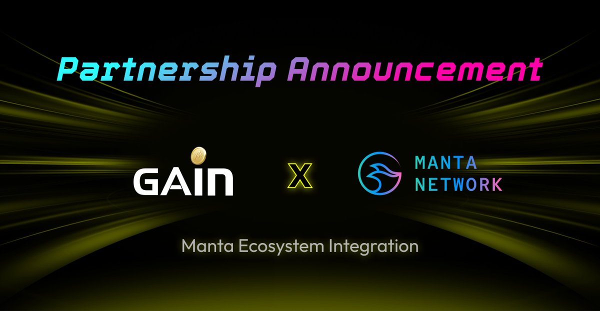 GainFi is now LIVE on Manta Ecosystem!🔥 @MantaNetwork Gain the best web3 fitness Dapp and gamification experience on Manta. By integration,@GainFi_Official is uniting AI, DePIN, and gamification with health-centric mission in web3. ➡️Win Manta Token: app.galxe.com/quest/gainfi/G…