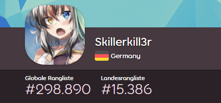 skillerkill3r's tweet photo. LETS GO TOP 300k #osu https://t.co/8y2g9DLCQG