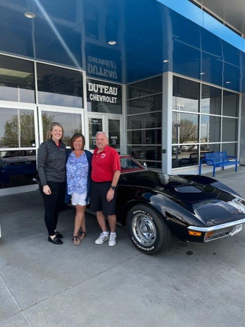 Today we handed the keys of the '72 Corvette over to the sweepstakes winner, Kevin and his wife Jenny! After a year long fundraiser we were able to raise nearly $186k for research. Stay tuned for the details on the next sweepstakes! #TeamJackCorvette #fundthecure #sweepstakes