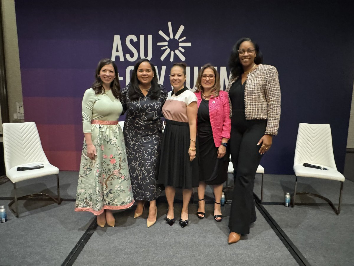 Dr. Christina Grant (@cgrantserves) on Twitter photo “It is bold to speak in rooms and call out things that are obvious but not spoken about”
Proud to share space with these incredible women and leaders this afternoon. #ASUGSVsummit
<a href="/AInfanteGreen/">Angelica Infante</a> <a href="/SupKylaOUSD/">Kyla Trammell</a> <a href="/juliarafalbaer/">Julia Rafal-Baer</a> <a href="/WomenLeadingEd/">Women Leading Ed</a> <a href="/SusanaCDenver/">Susana Cordova</a> “It is bold to speak in rooms and call out things that are obvious but not spoken about”
Proud to share space with these incredible women and leaders this afternoon. #ASUGSVsummit
<a href="/AInfanteGreen/">Angelica Infante</a> <a href="/SupKylaOUSD/">Kyla Trammell</a> <a href="/juliarafalbaer/">Julia Rafal-Baer</a> <a href="/WomenLeadingEd/">Women Leading Ed</a> <a href="/SusanaCDenver/">Susana Cordova</a>