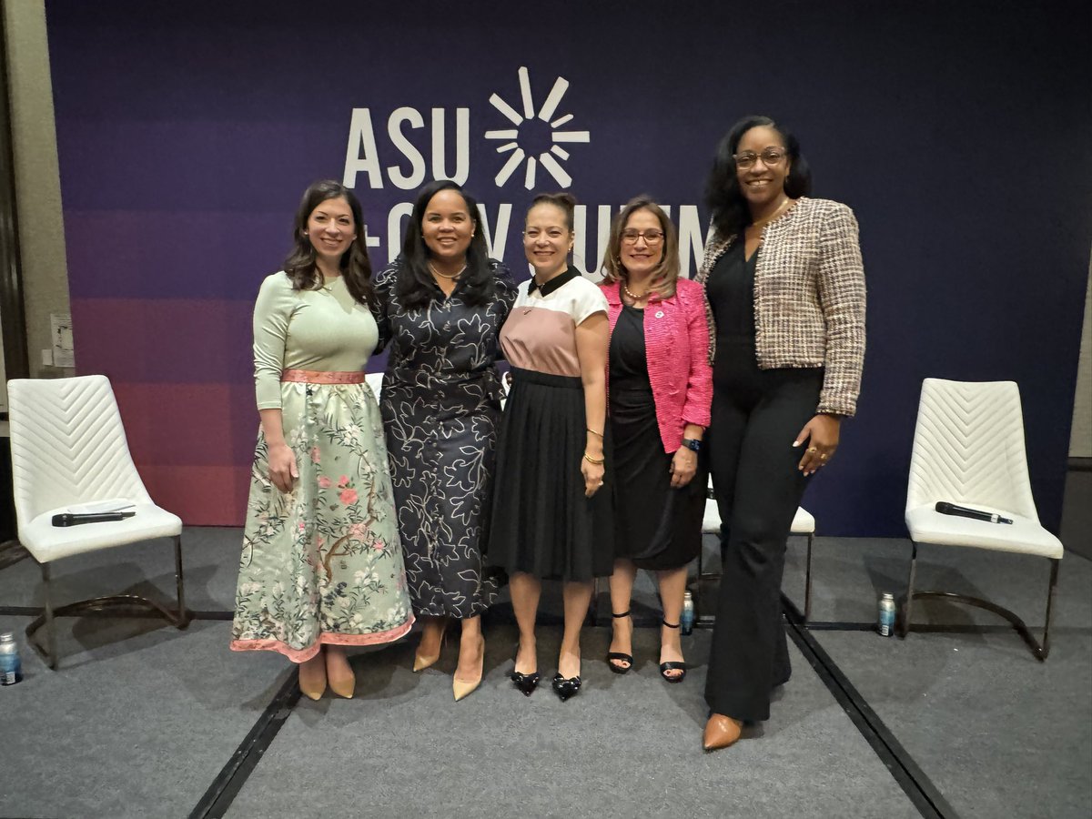 “It is bold to speak in rooms and call out things that are obvious but not spoken about” Proud to share space with these incredible women and leaders this afternoon. #ASUGSVsummit @AInfanteGreen @SupKylaOUSD @juliarafalbaer @WomenLeadingEd @SusanaCDenver