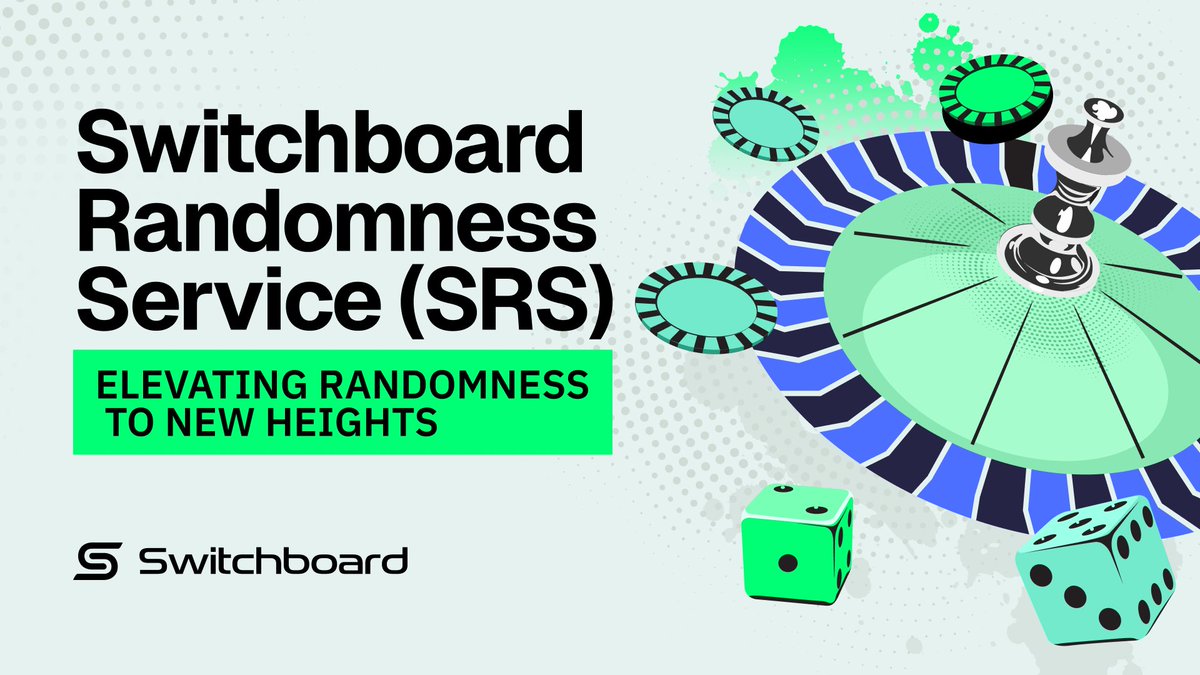 🎲 Switchboard Randomness Service (SRS): Elevating Randomness to New Heights Say hello to the future of secure, efficient randomness with SRS! 👋 Leveraging the advanced Trusted Execution Environments (TEEs) in Switchboard On-Demand (LIVE on Devnet), SRS offers a new paradigm