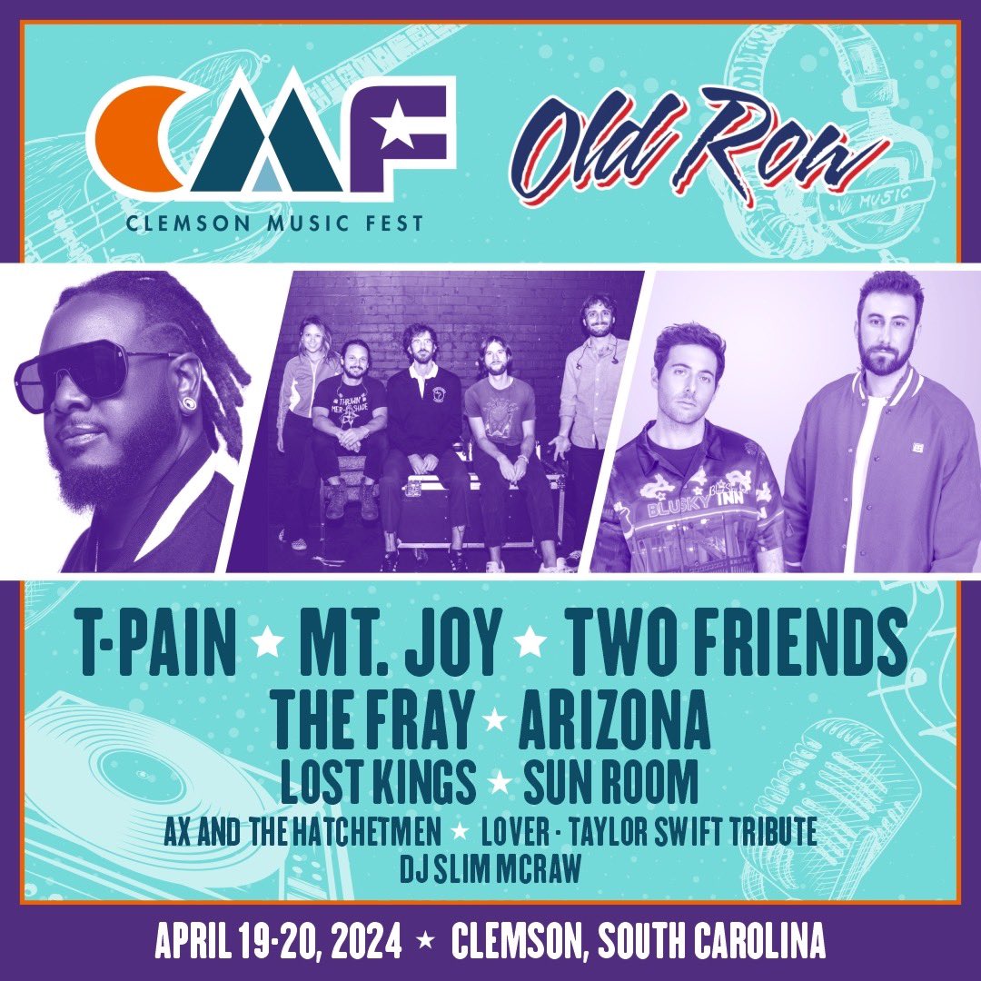 Last chance!!

clemsonmusicfest.com/tickets/