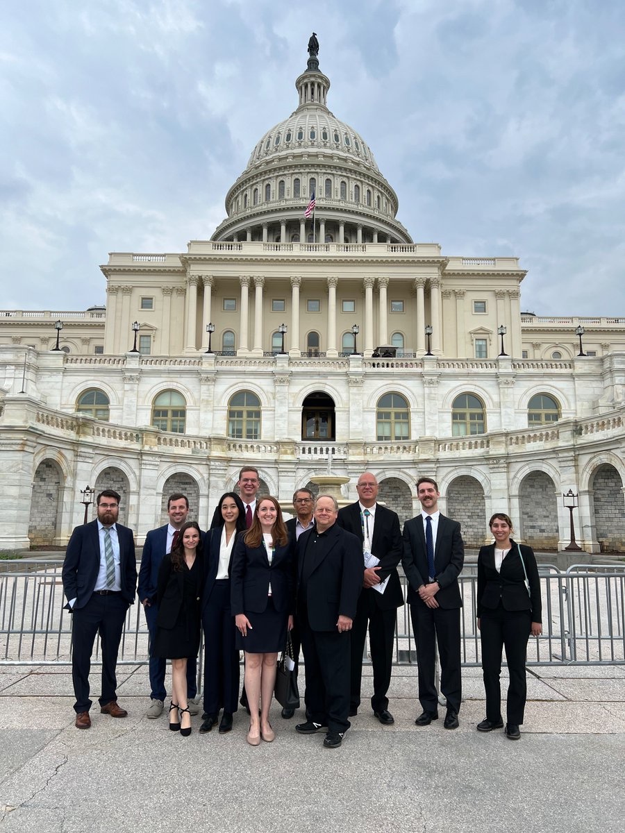 Enjoyed a day on the Hill with fellow @KSRadSoc radiologists and KU residents advocating for our KS patients. #ACR2024