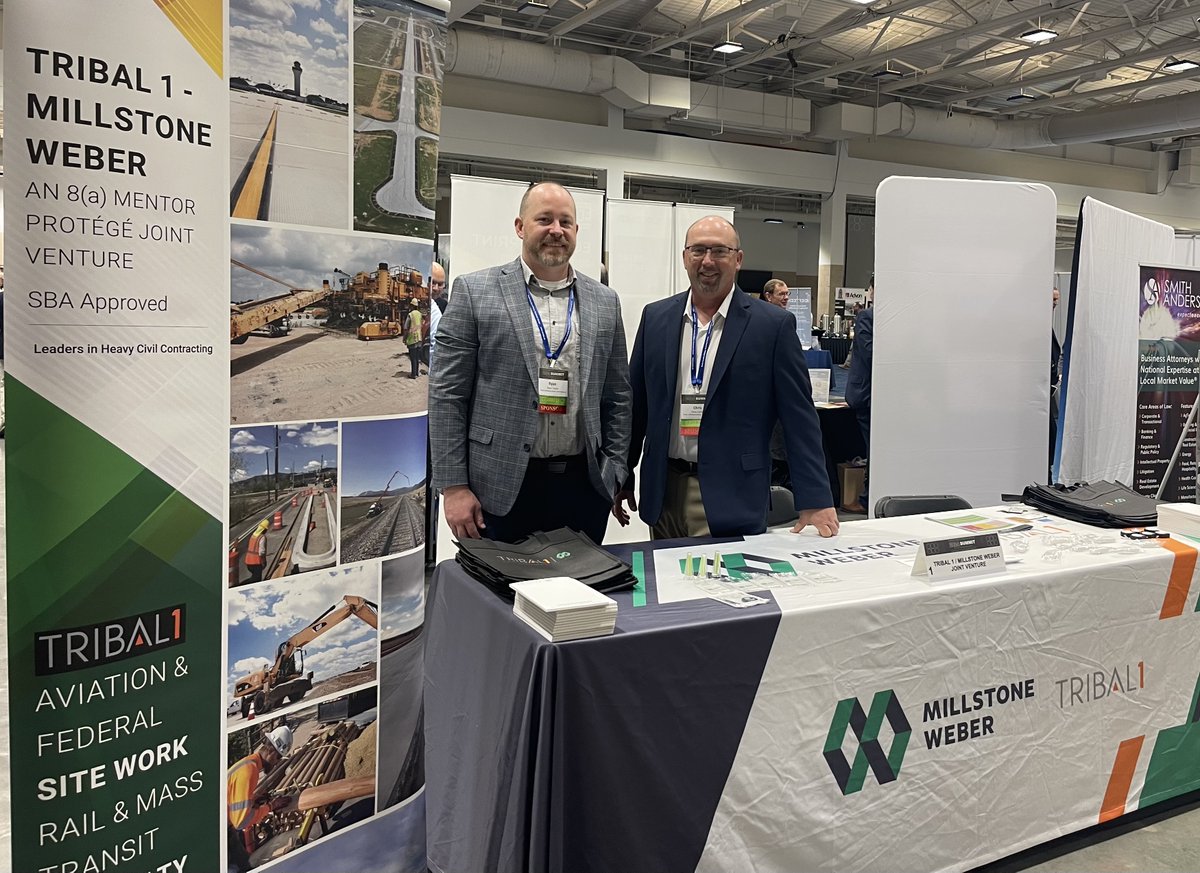 MillstoneWeber's tweet photo. If you’re at the Southeast Region Federal Construction 2024 Summit today and tomorrow stop by booth 1 and say hi. We look forward to hearing how we can support your projects. Proud to sponsor with Tribal 1 at the @NCMBC conference.
#NCMBC #heavycivil #airfield #departmentofdefense #SAME
