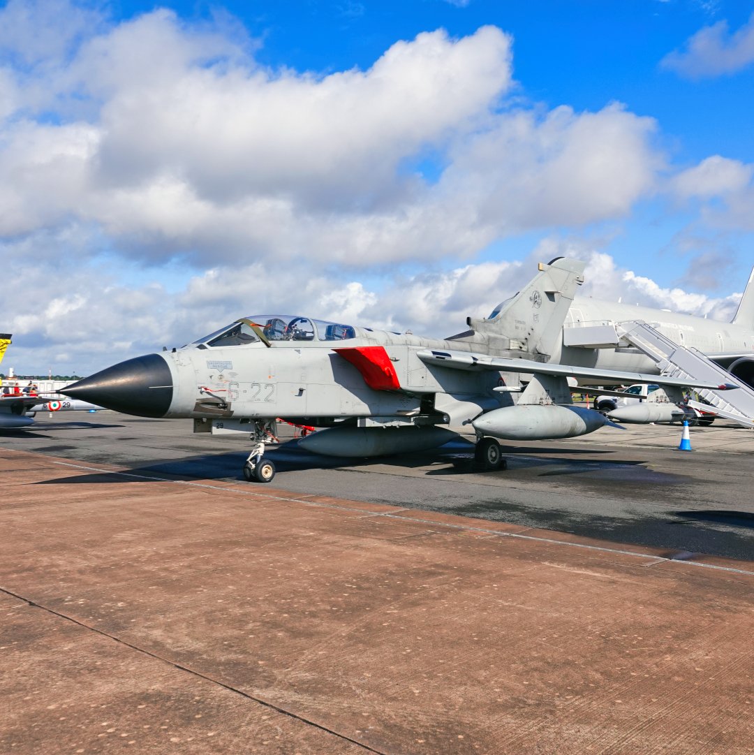 Italian Air Force Panavia A-200A Tornado MM7029/6-22 on display at RIAT 23. #riat #raffairford #airtattoo #aeronauticamilitare #italianairforce #panavia #panaviaa200 #panaviaa200tornado #a200tornado #panaviatornado #panaviaa200a #panaviaa200atornado #a200atornado