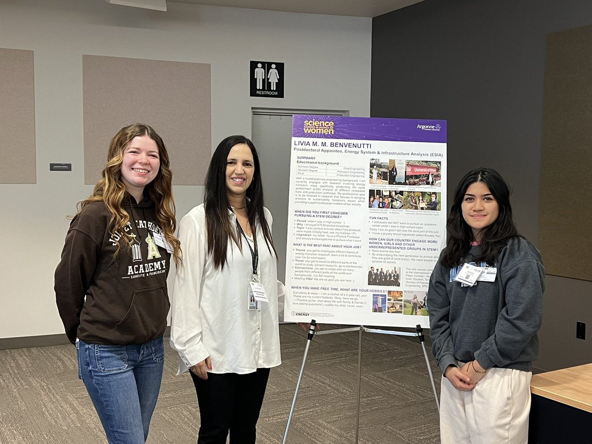 Last week, Dr. Will-Henn, Mrs. Schertz, Alana Schertz ('24) and Alondra Espino ('26) attended Argonne's Science Careers in Search of Woman Conference. Argonne annually offers immersive youth conferences catering to STEM-engaged female students.