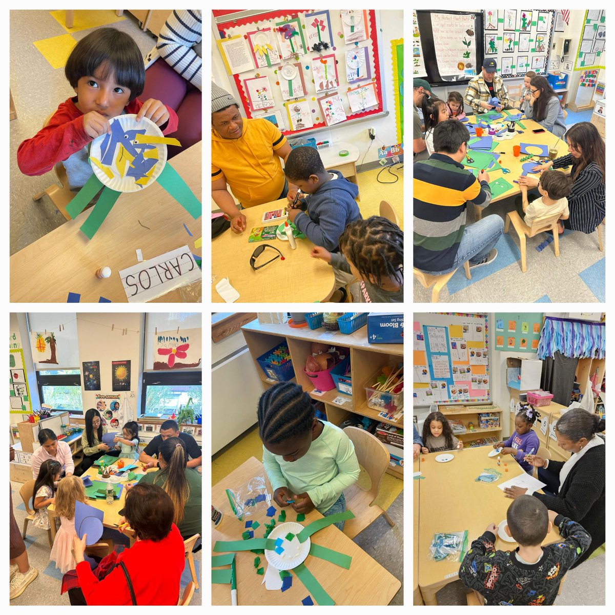D30PreK's tweet photo. We loved having our families in for parent engagement as we engaged spring activities, related to our units. Our Pre-K friends celebrated the earth/nature with a wonderful craft and our 3K friends worked on creating spectacular bird feeders! #creativecurriculum #district30 https://t.co/g50YFGXIjy