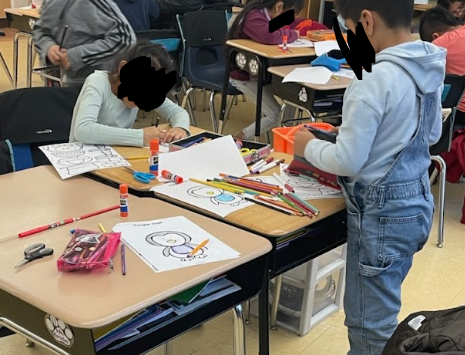 MissMirra2's tweet photo. Extension activity for our #ESL Team Toolkit Unit of Arctic Animals - we needed to practice following directions so we created a Penguin Glyph! Answering the questions first so we had to follow the directions that we made! https://t.co/ggpigTcQNR