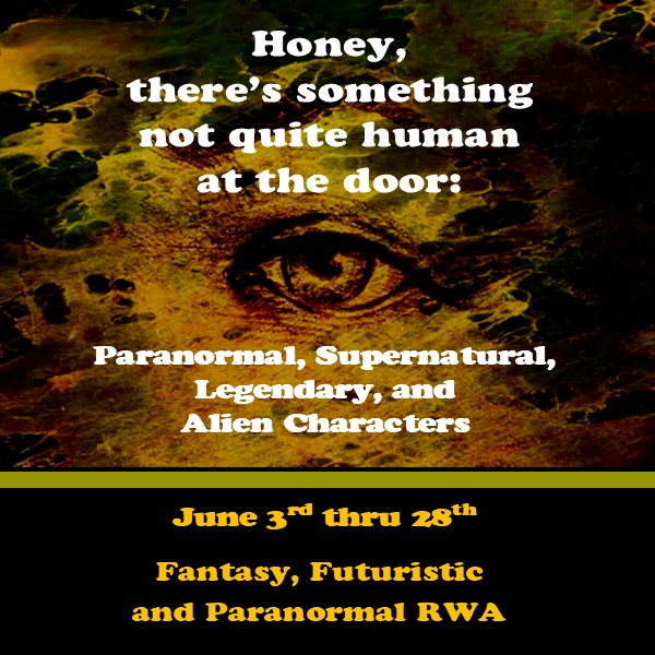 June 3rd thru 28th
HONEY, THERE IS SOMETHING NOT EXACTLY HUMAN AT THE DOOR: Paranormal, Supernatural, Legendary, and Alien Characters
Fantasy, Futuristic, & Paranormal RWA
ffprwa.com/product/honey-…
#writingfiction #onlineworkshop