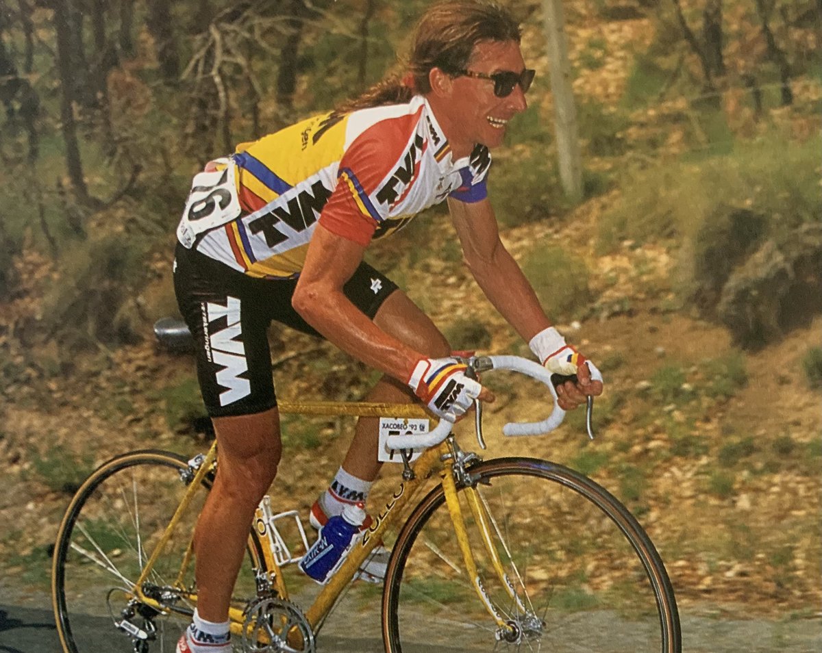 Robert Millar in action at the 1992 Vuelta. 📷 Graham Watson