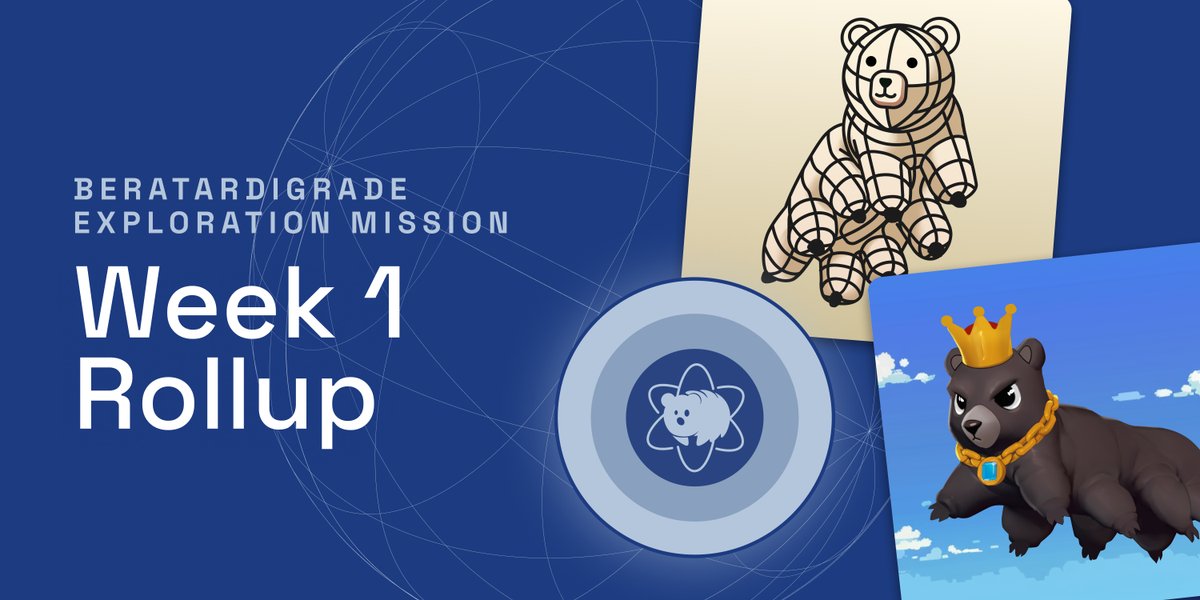 Exciting update on Week 1 of BeraTardigrade Missions! 🚀Check out the article: medium.com/@thriveonmars/… 🗒️Read the article and claim 5 points on Galxe! app.galxe.com/quest/ThriveOn…