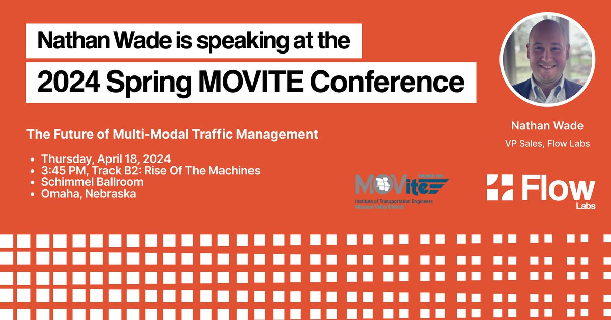 Join us at the Spring MOVITE Conference for our session, “Multi-modal Traffic Data Integration,” to learn how Data and AI can help agencies move from a reactive 'firefighting' model to a predictive, optimized approach to traffic management. @MovitePrez 

#THISisITS