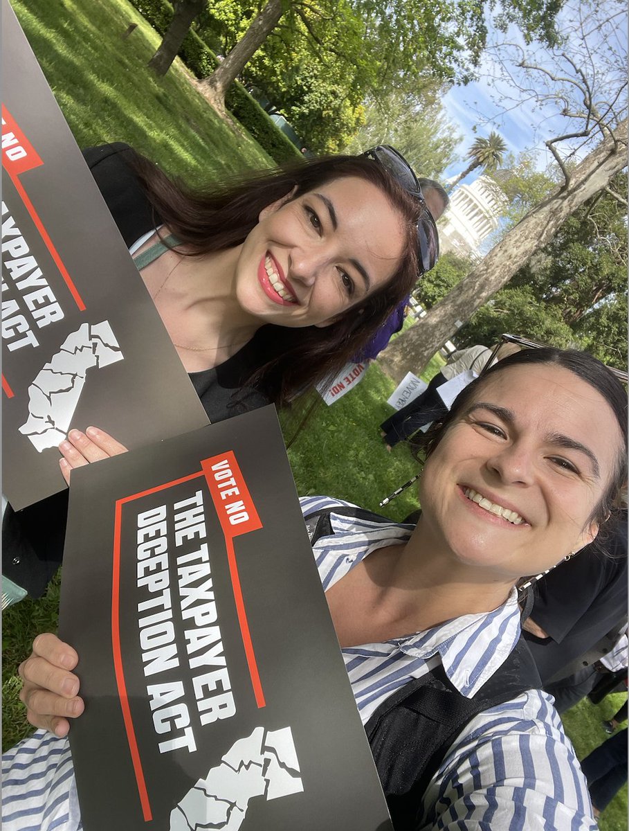 📢Nurses, firefighters, teachers, mayors & cities from across California stood together today to say 'VOTE NO' on the #TaxpayerDeceptionAct! We are stand alongside @WorkFamilyCA, @ChildrenNow, @afabc_la, Northern California Regional Council of Carpenters, @SEIU1000 & more!