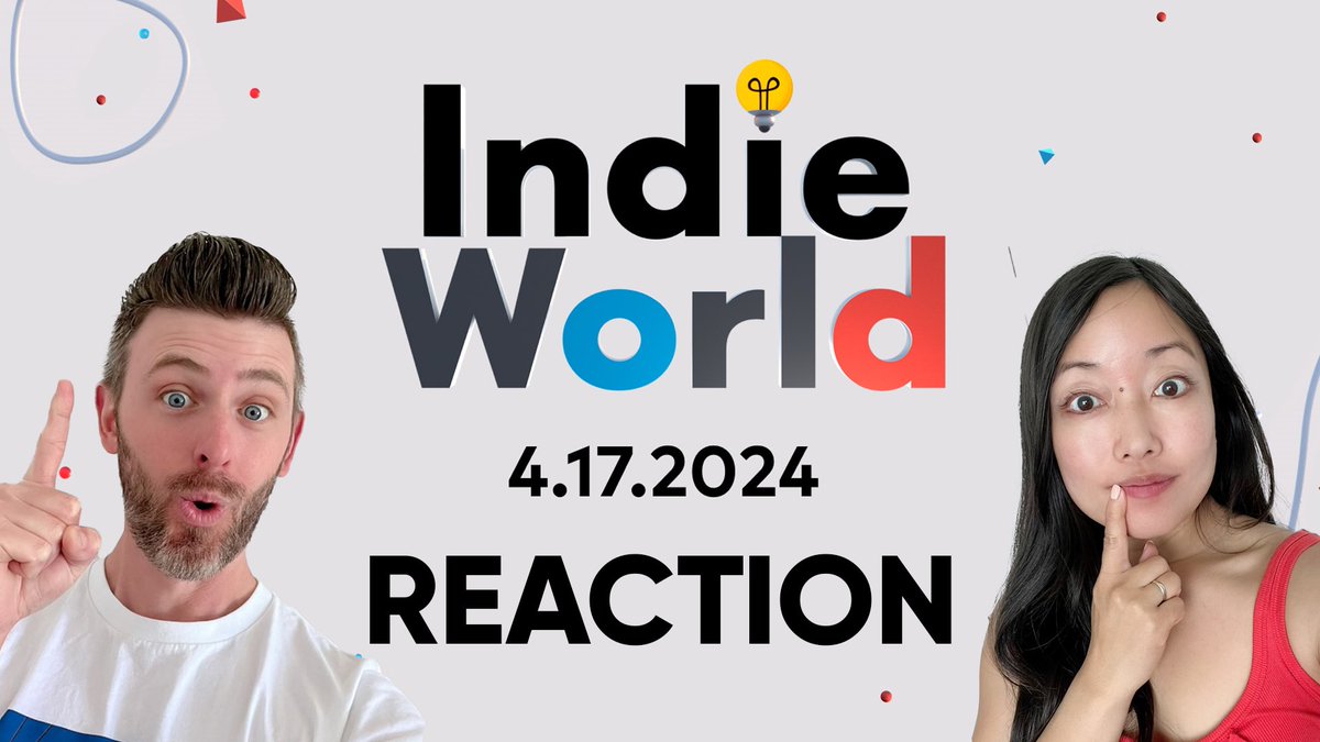 Our reaction to this morning’s Indie World Showcase is live. The hype is real!!! 🎉 ⬇️ video link below ⬇️