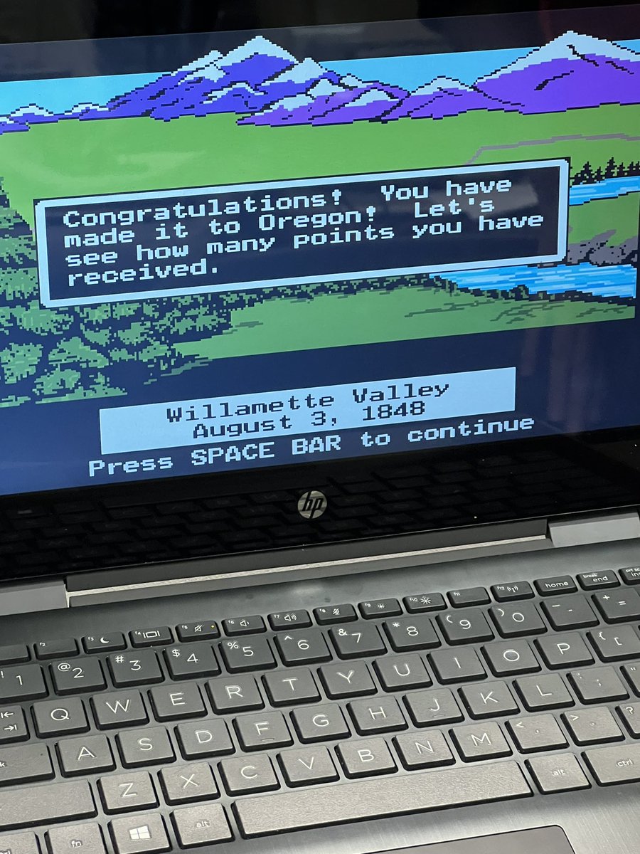 Oregon Trail Day!!!